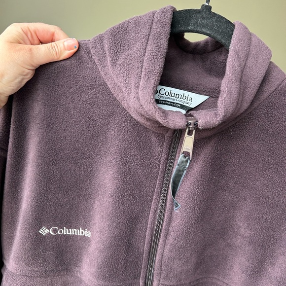 Columbia Fleece Jacket Dark Purple - Picture 5 of 5